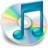 iTunes blauw Icon